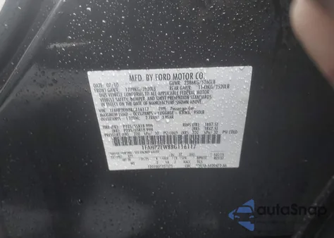 2011 Ford Taurus Sel from USA, damaged, VIN 1FAHP2EW8BG116117